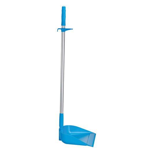Vikan Kehrschaufel mit langem Stiel, 330mm, Blau-2