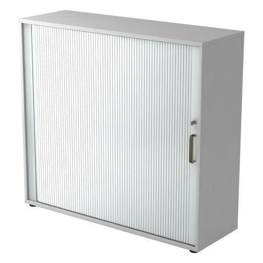 Hammerbacher Rollladenschrank Securoline, 3 OH, 120 x 40 x 110 cm, grau/silber-0