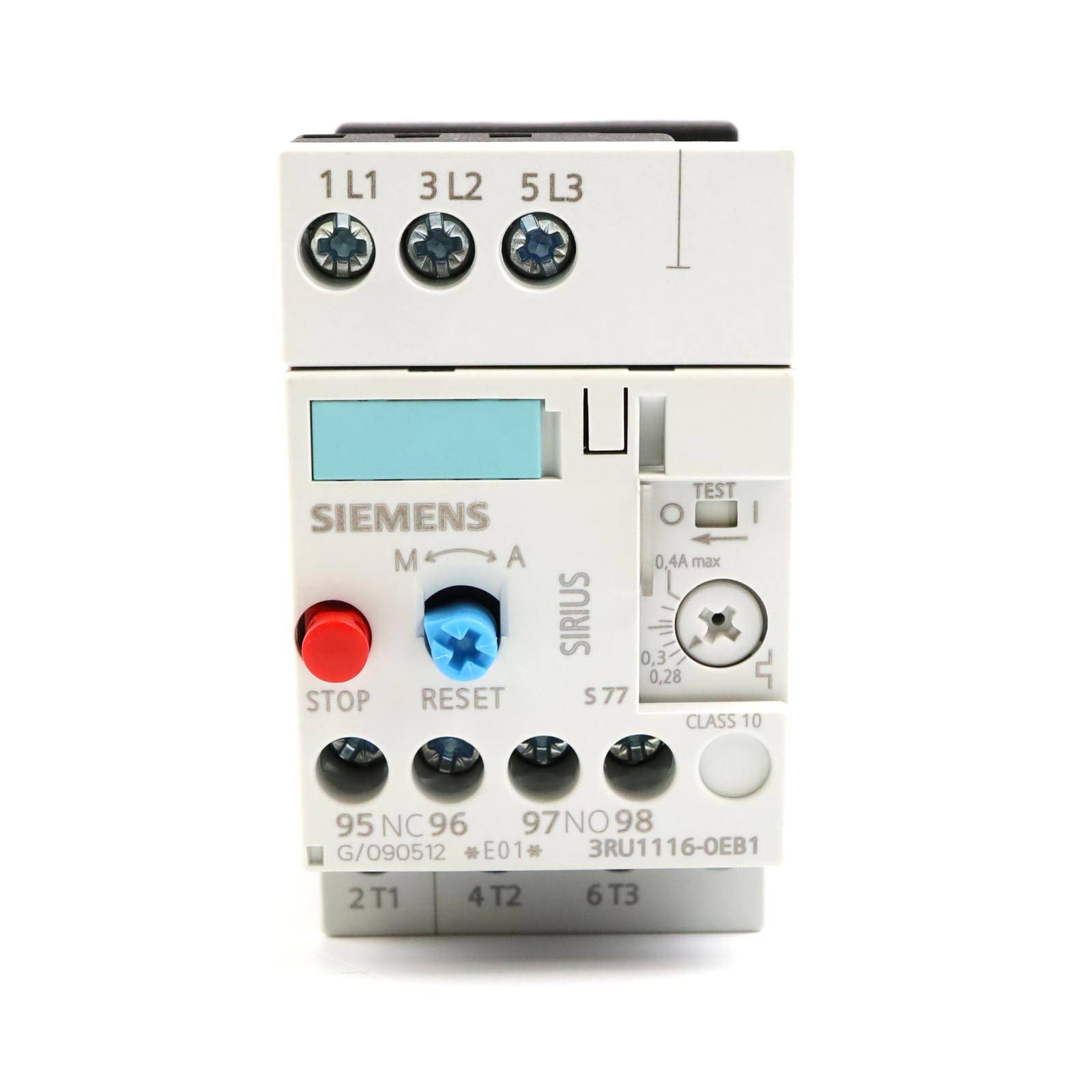 Siemens Überlastrelais 3RU1116-0EB1 OVP-2