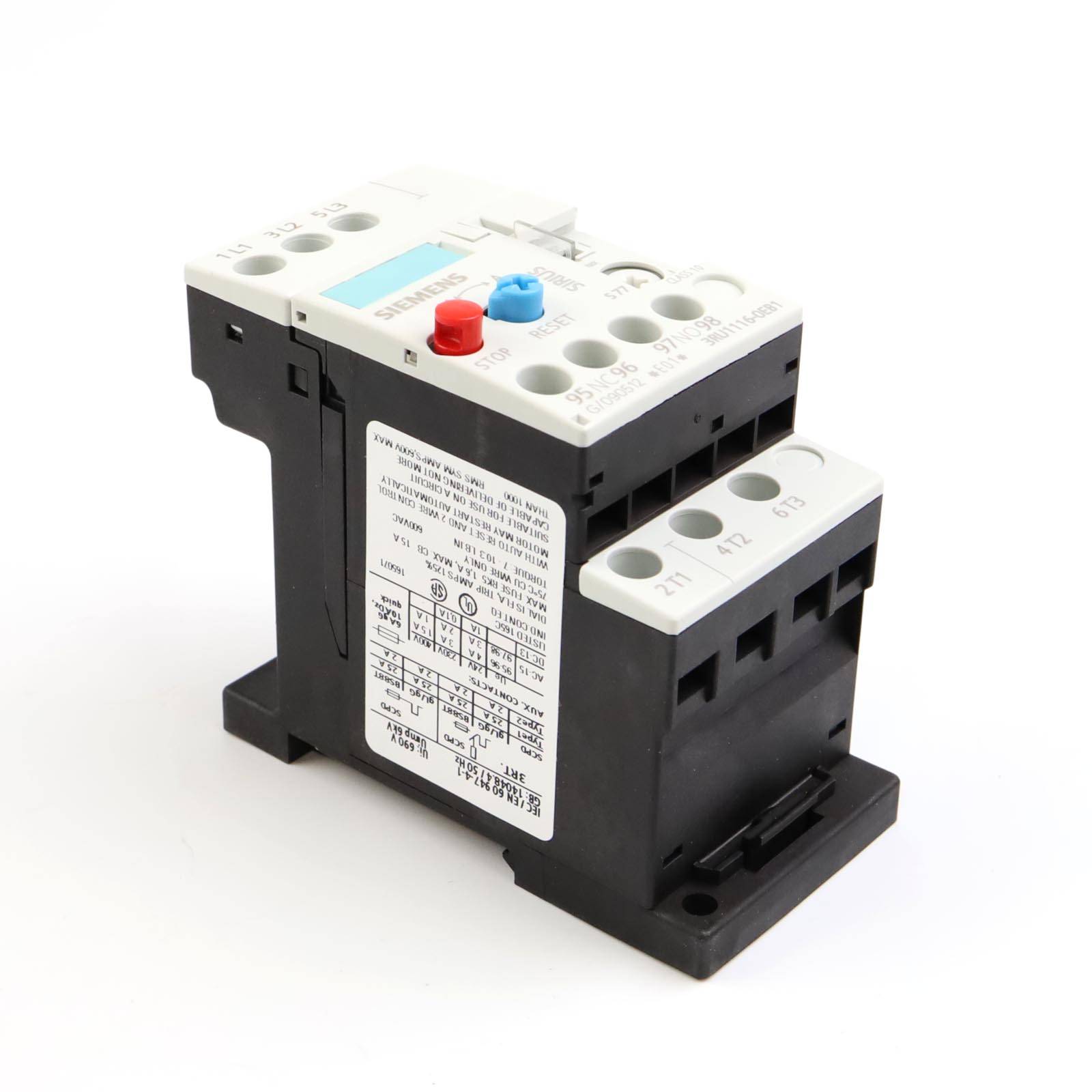 Siemens Überlastrelais 3RU1116-0EB1 OVP-3