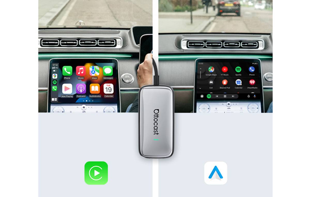 Ottocast Play2Video Ultra Carplay/Android Auto Wireless-Adapter-3