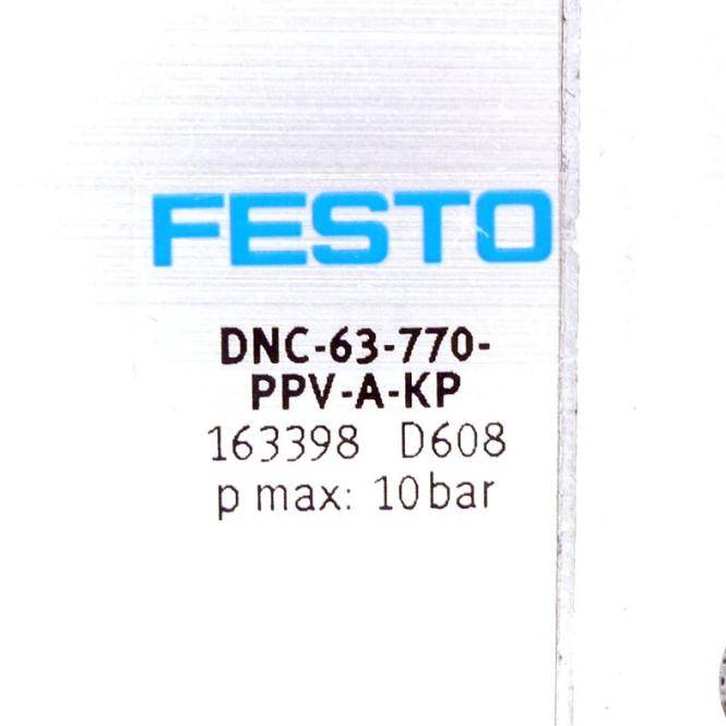 FESTO Normzylinder 163398 (DNC-63-770-PPV-A-KP)-1