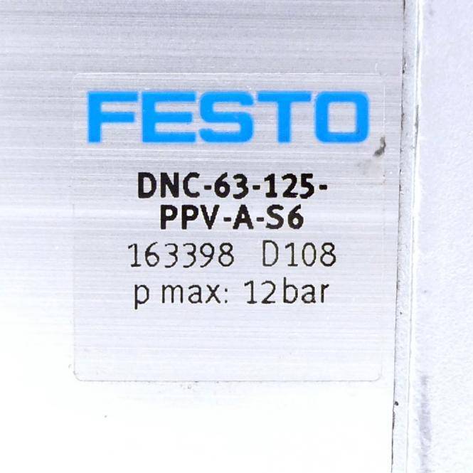 FESTO Normzylinder 163398 (DNC-63-125-PPV-A-S6)-1