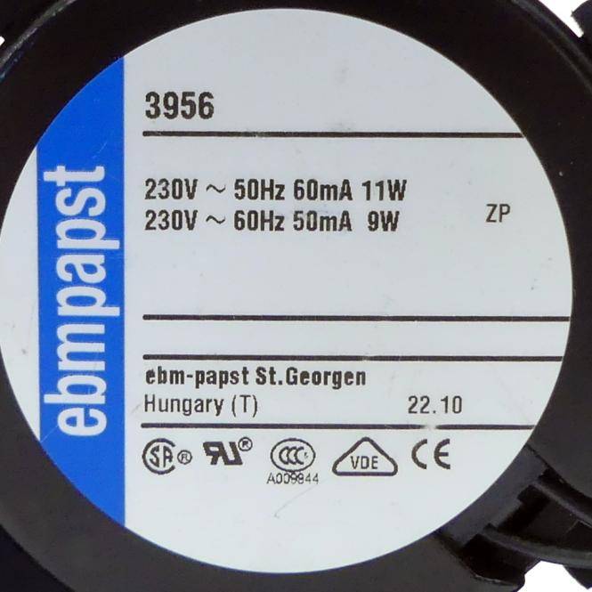ebm-papst PAPST 3956 - Axiallüfter 92x92x25mm 230VAC U/min 2650-1