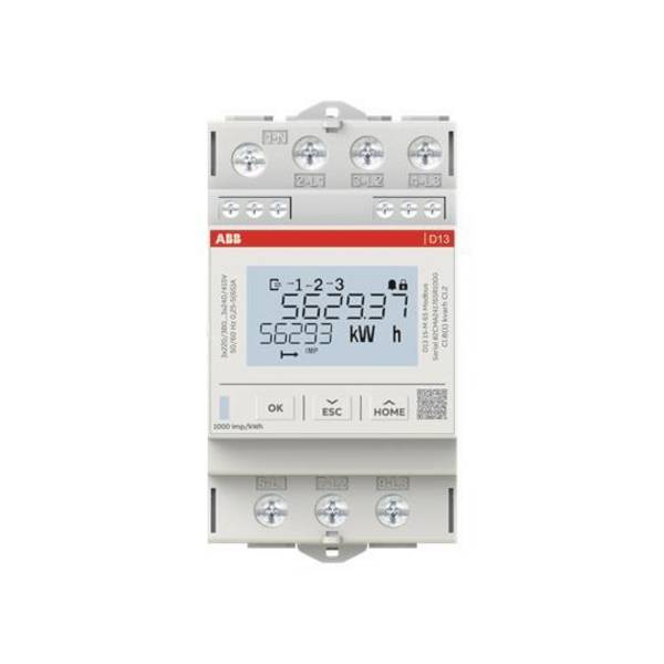 D13 15-M 65 MODBUS - Drehstromzähler 65 A, Modbus RTU, MID, 1 digitaler Eingang und Ausgang