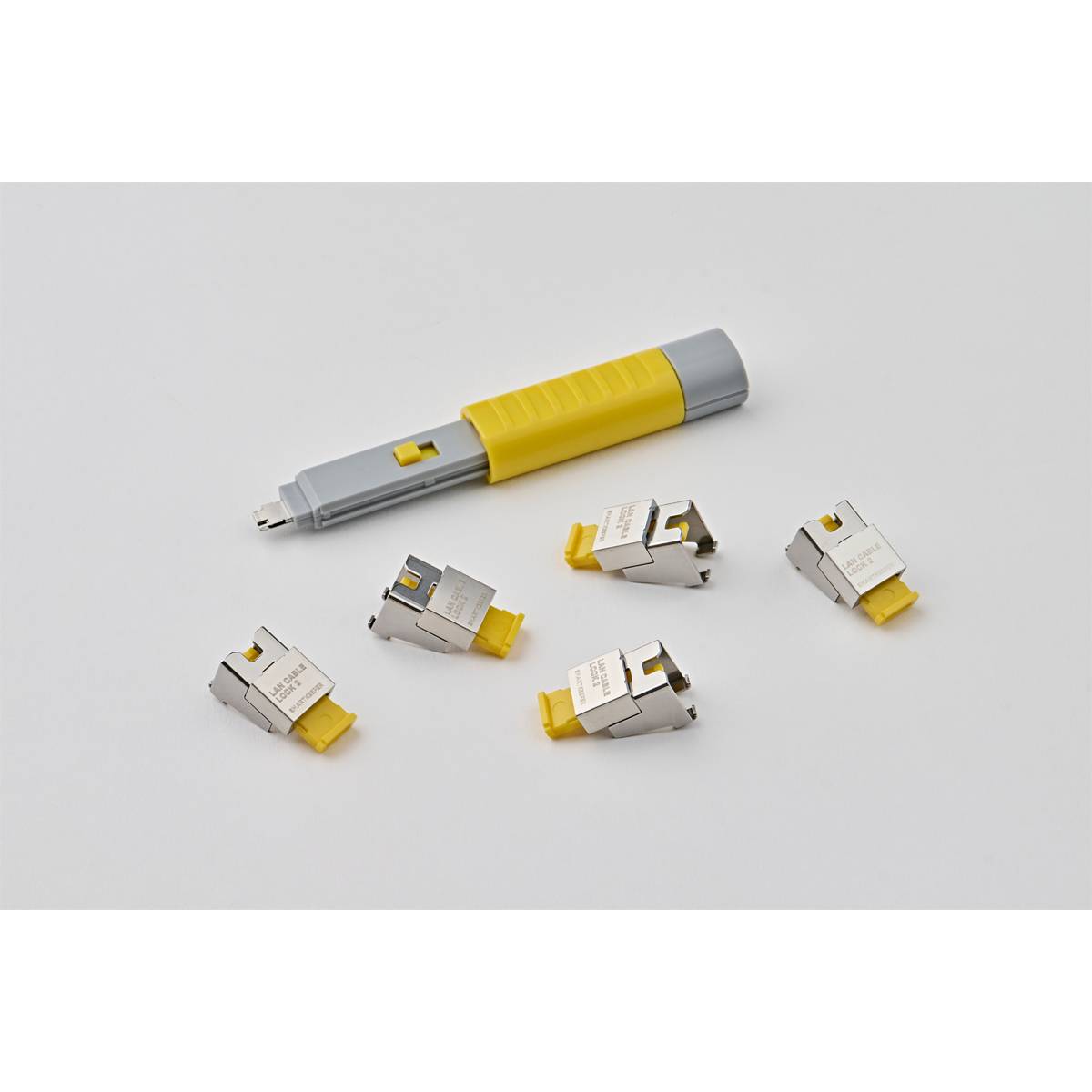 Smart Keeper Basic"LAN Cable" Lock 2 gelb 5 Stk.+Key-0
