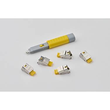 Smart Keeper Basic"LAN Cable" Lock 2 gelb 5 Stk.+Key