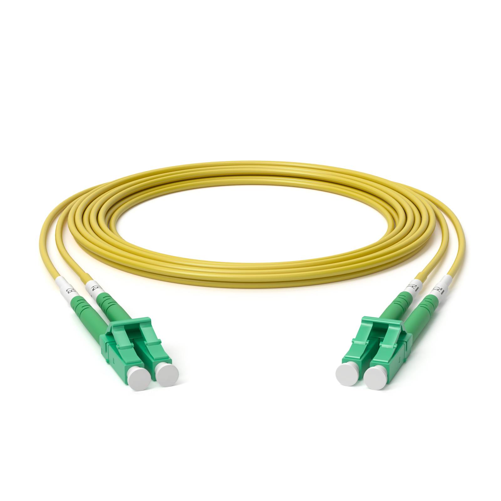 hb-digital Glasfaser Patchkabel Duplex 2m LC/APC-LC/APC, G.657.A2-6