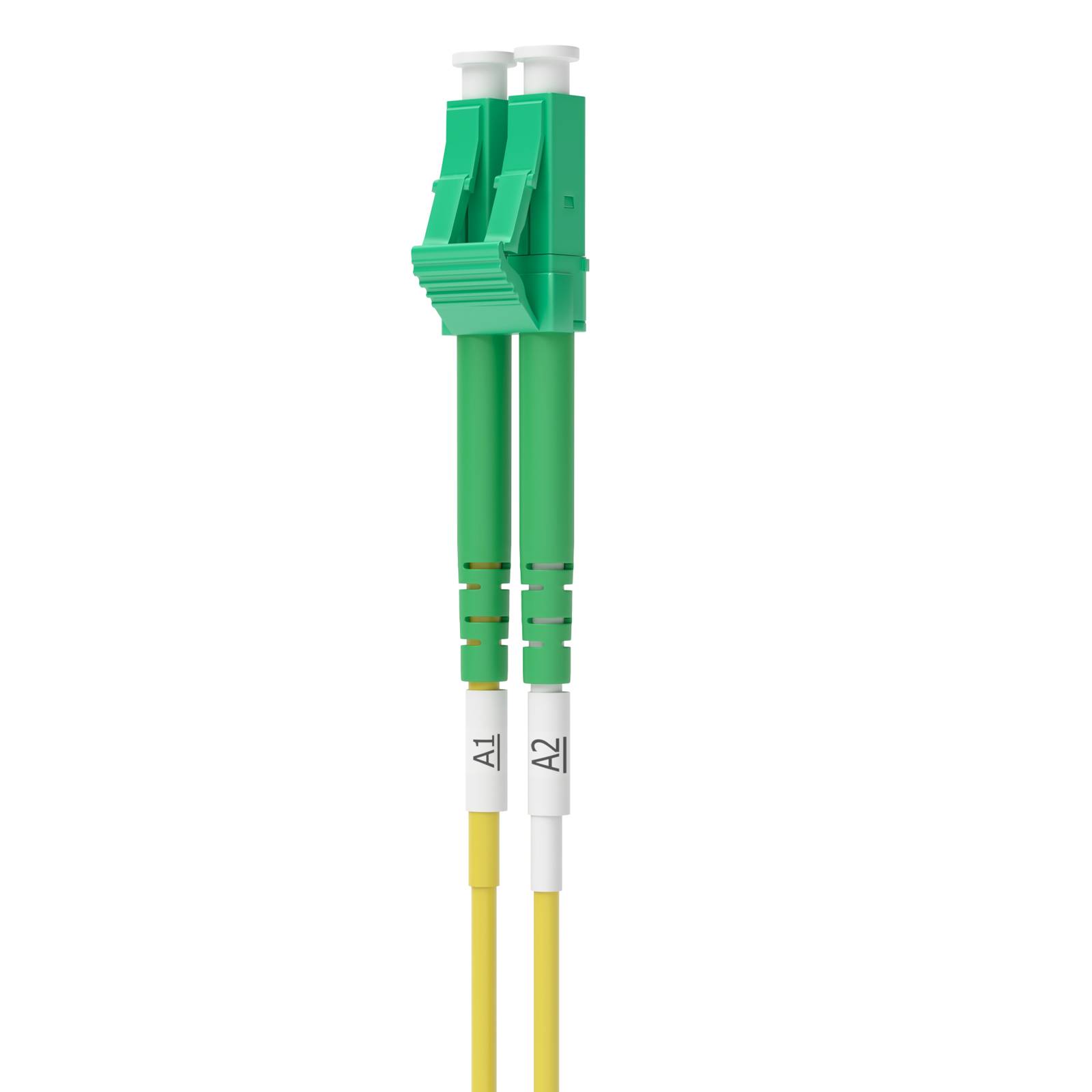 hb-digital Glasfaser Patchkabel Duplex 2m LC/APC-LC/APC, G.657.A2-7