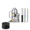 alca® Wagenheber Set hydraulisch 12 t 215-400mm Hubhöhe inkl. Gummiauflage Doppelkolben Stempelheber mit