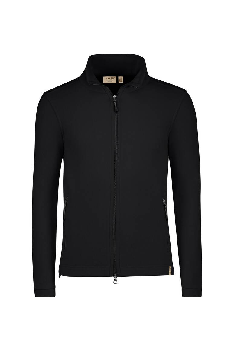 HAKRO Fleecejacke ECO schwarz, 4XL-1