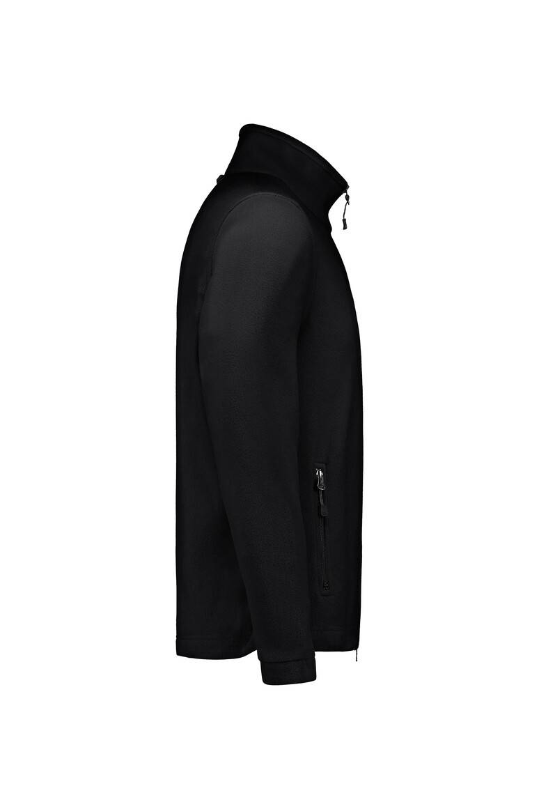 HAKRO Fleecejacke ECO schwarz, 4XL-4