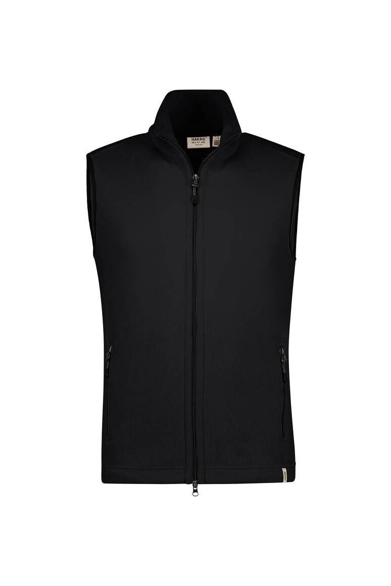 HAKRO Fleeceweste ECO schwarz, 3XL-1