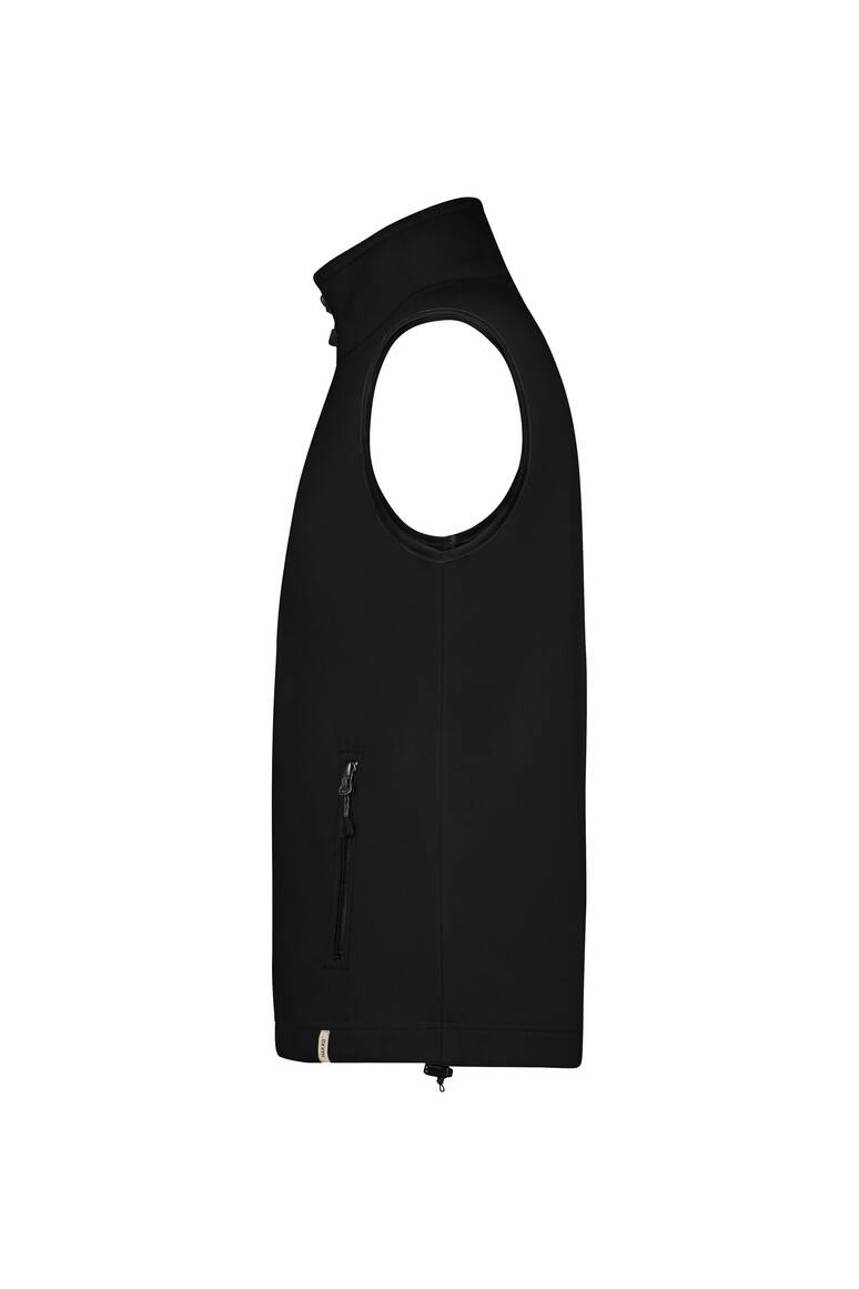 HAKRO Fleeceweste ECO schwarz, 3XL-2