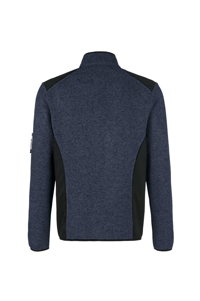 HAKRO Strickfleecejacke marine meliert, XL-3