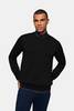 HAKRO Pullover Merino-Wolle schwarz, L