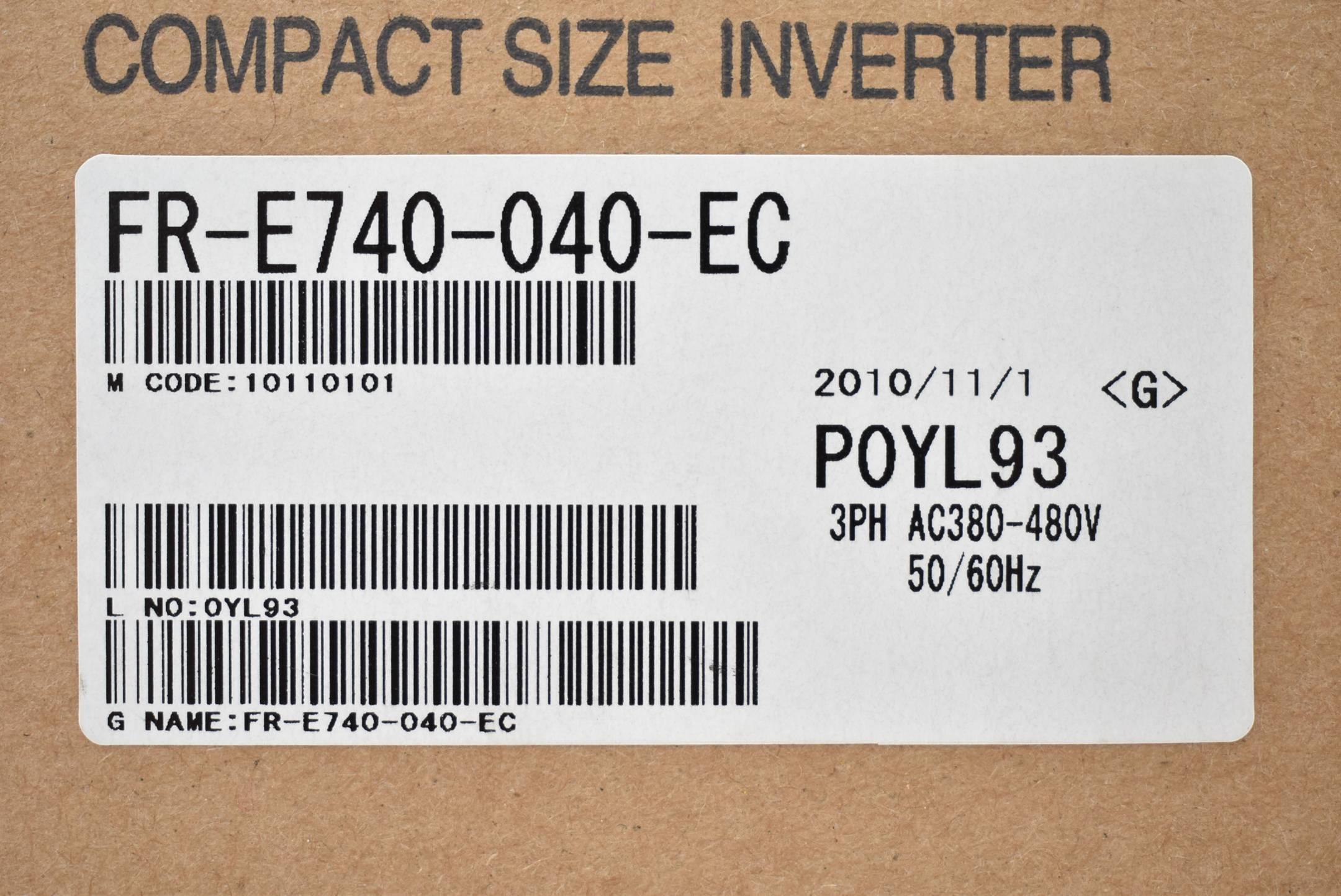 Mitsubishi Frequenzumrichter FR-E740-040-EC-2