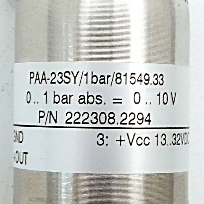 KELLER Drucksensor PAA-23SY (81549.33)-1