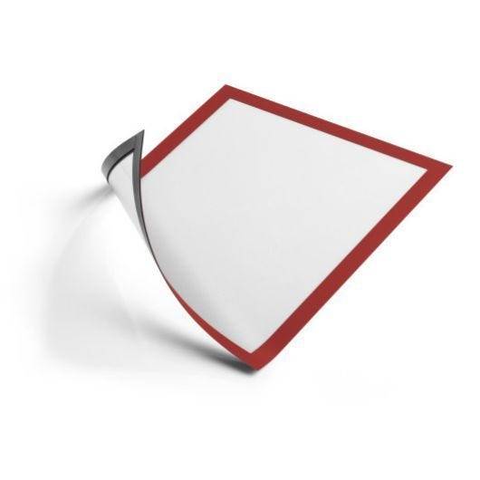 Magnetrahmen DURAFRAME MAGNETIC, DIN A4, magnetisch haftend, rot, 5 Stück-0