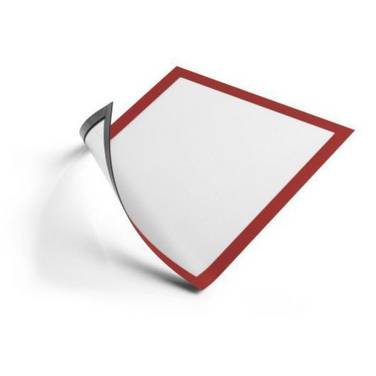 Magnetrahmen DURAFRAME MAGNETIC, DIN A4, magnetisch haftend, rot, 5 Stück
