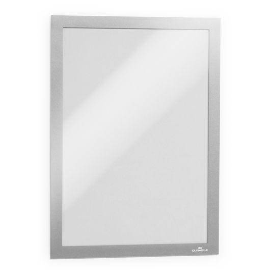 Magnetrahmen DURAFRAME, selbstklebend, DIN A4, silber-metallic, 10 Stück-0