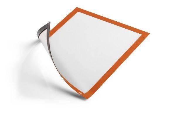 Magnetrahmen DURAFRAME MAGNETIC, DIN A4, magnetisch haftend, orange, 5 Stück/VE-0