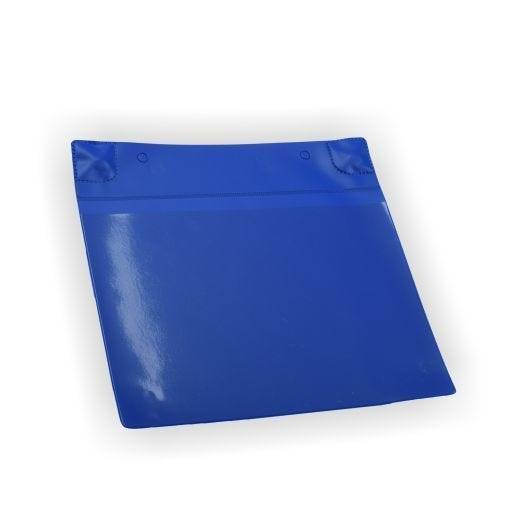 Magnettasche DIN A4, quer, blau, Vorderseite: transparent, 315 x 280 mm-0