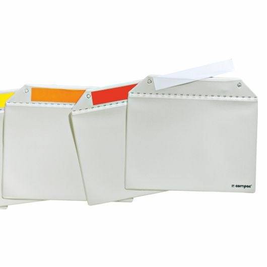 Papieretiketten für Magnettaschen COROPAC auf A4-Bogen, weiß, perforiert, 95 x 22 mm-1