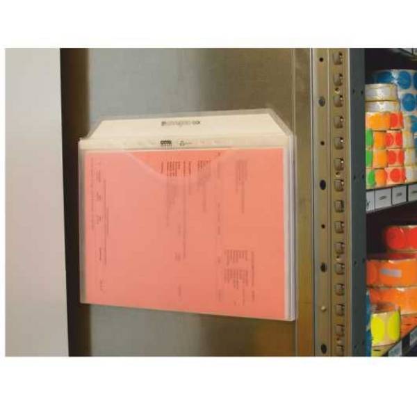 Dokumentenbox, magnetisch, DIN A4 Format, Kunststoff, transparent, 315 x 220 mm