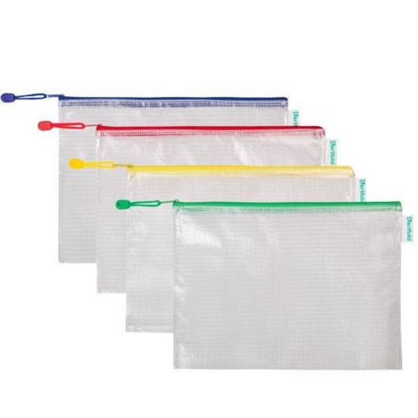 Tarifold Reißverschlusstasche, DIN A4 verschiedene Farben, 8 Stück/VE