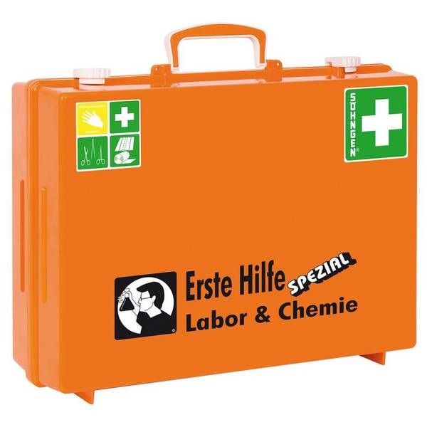 Verbandskoffer Erste Hilfe Beruf Spezial Labor und Chemie