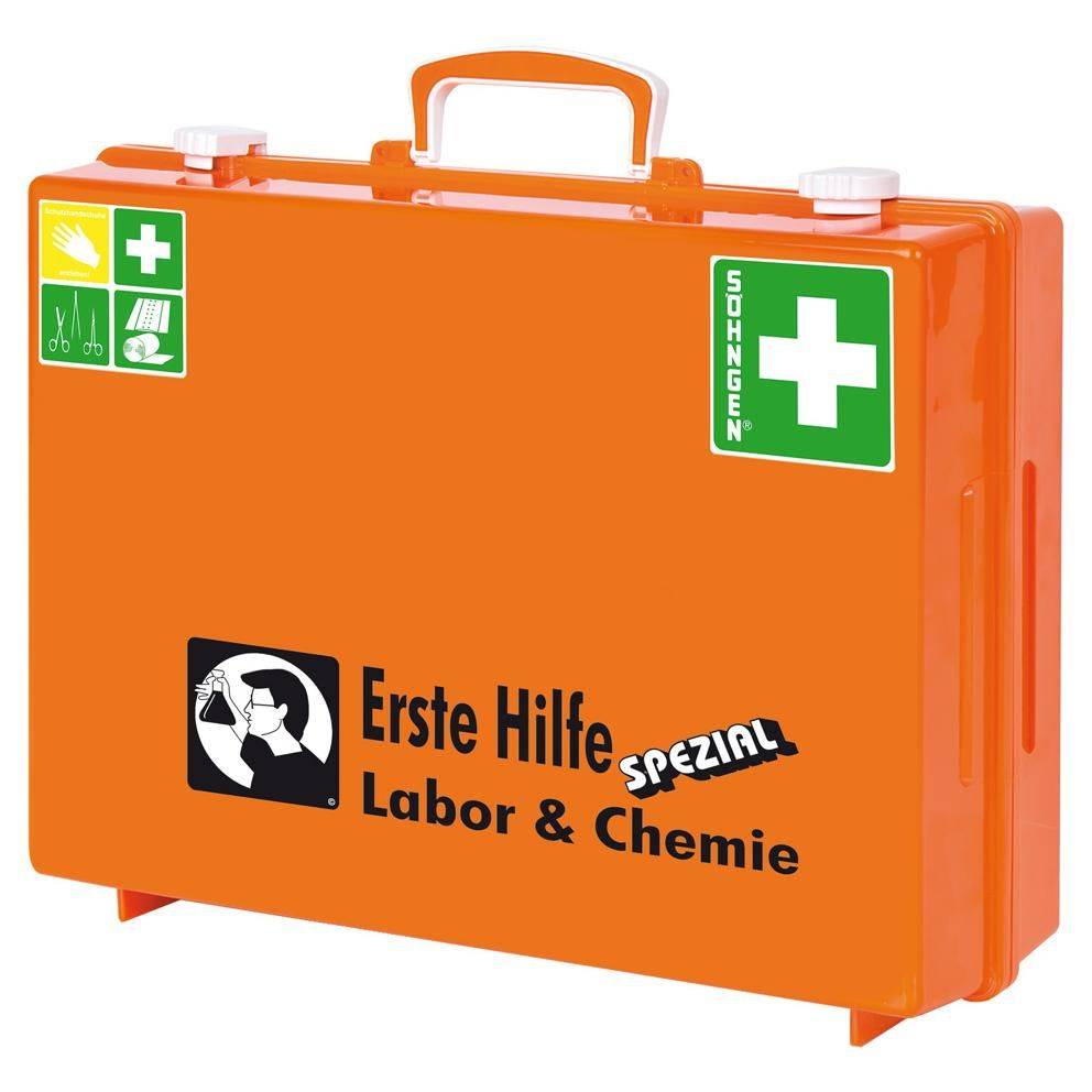 Verbandskoffer Erste Hilfe Beruf Spezial Labor und Chemie-1