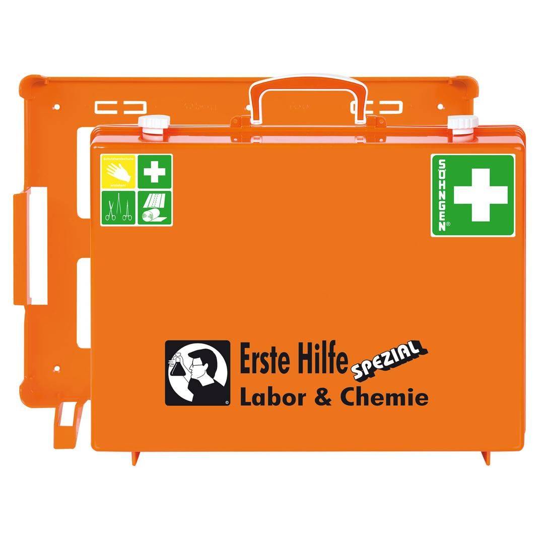 Verbandskoffer Erste Hilfe Beruf Spezial Labor und Chemie-2