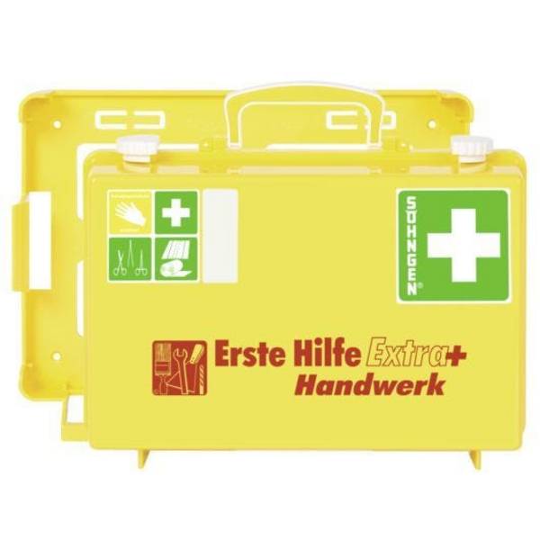Verbandskoffer Erste Hilfe Extra+ Handwerk