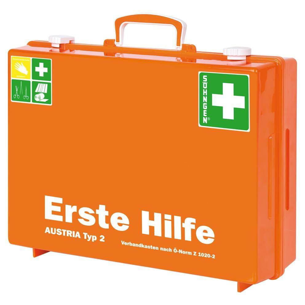 Verbandskoffer MT-CD mit Füllung ÖNorm Z 1020, Typ 2, orange-1