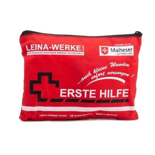 Mobiles Erste Hilfe Set in Nylontasche, rot