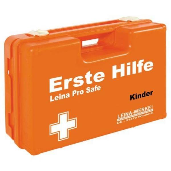 Verbandskoffer Pro Safe Kinder mit Inhalt nach DIN 13157 und Zusatzausstattung