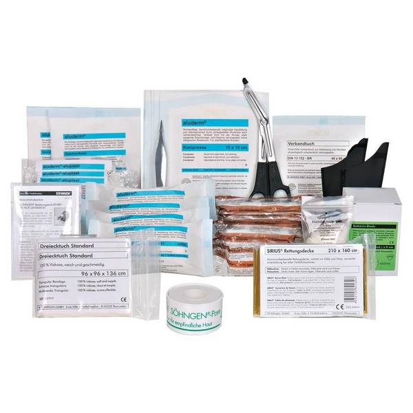 aluderm® Nachfüllset, Verbandsmaterial nach ÖNorm Z 1020, Typ 1
