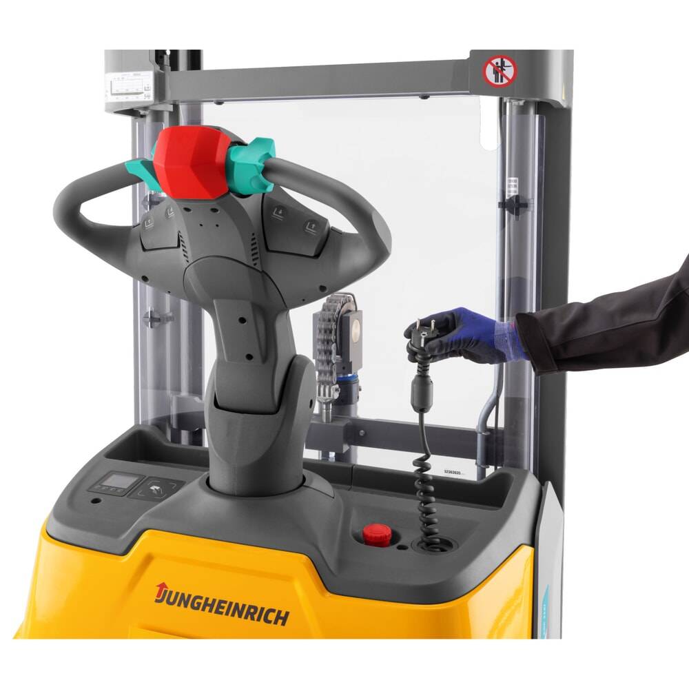 Jungheinrich Elektro-Hochhubwagen ERC 112zi DZ mit Standplattform-1