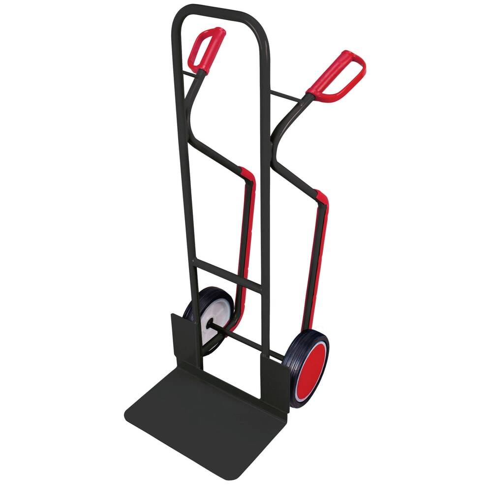 VARIOfit® Stahlrohr-Sackkarre mit auswechselbaren Gleitkufen, Tragkraf-0