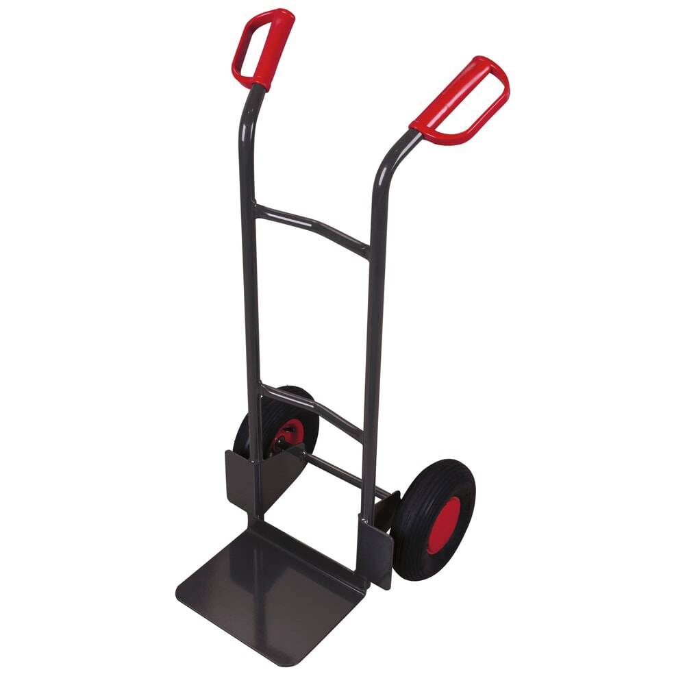 Transportkarre grau H.1105mm Schaufel-L250xB320mm Luft-Bereifung-0
