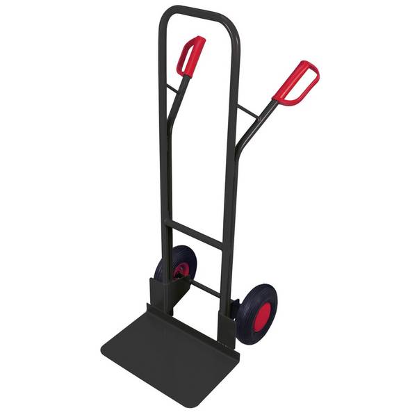 VARIOfit® Stahlrohr-Sackkarre, Tragkraft 250 kg, Schaufel BxT 480 x 30