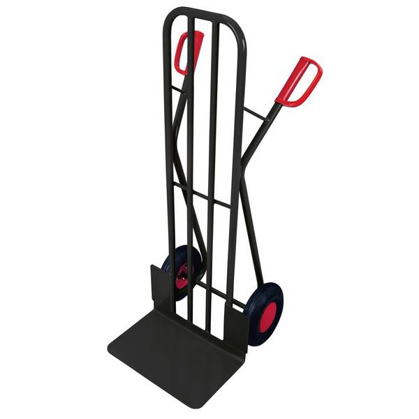 VARIOfit® Stahlrohr-Sackkarre, Tragkraft 250 kg, Schaufel BxT 480 x 30