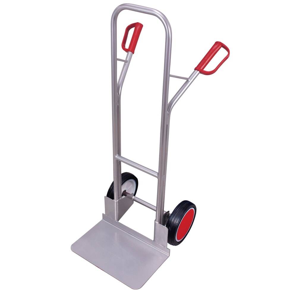 VARIOfit Aluminiumkarre große Schaufel 200kg Tragkraft 1310mm Höhe Vollgummibereifung-1