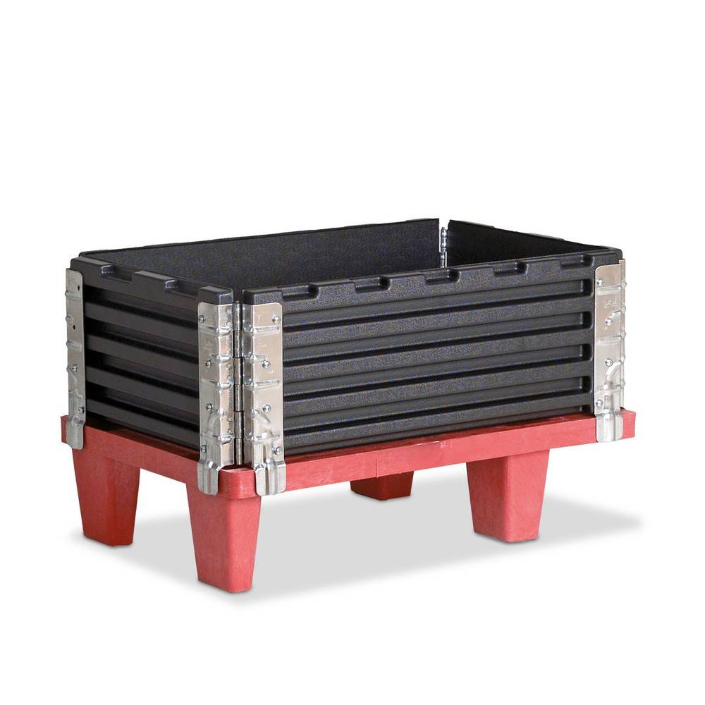 Aufsatzrahmen aus Kunststoff, BxT 600 x 400 mm, 4 Scharniere-0