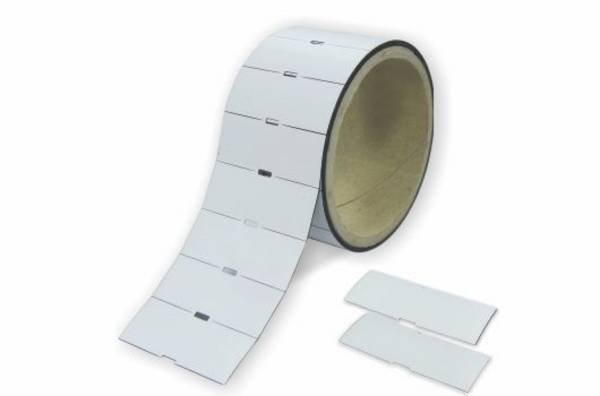 Magnetetiketten, bedruckbar, weiß, 80 x 40 mm