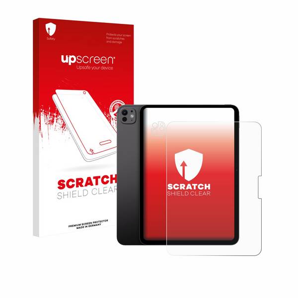 upscreen Schutzfolie für Apple iPad Pro 11" 2025 (Display+Kamera) Kratzschutz Anti-Fingerprint Klar