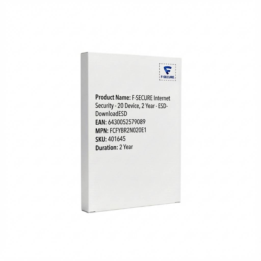 F-SECURE Internet Security - 20 Device, 2 Year - ESD-Download Software ESD-Lizenzen-0