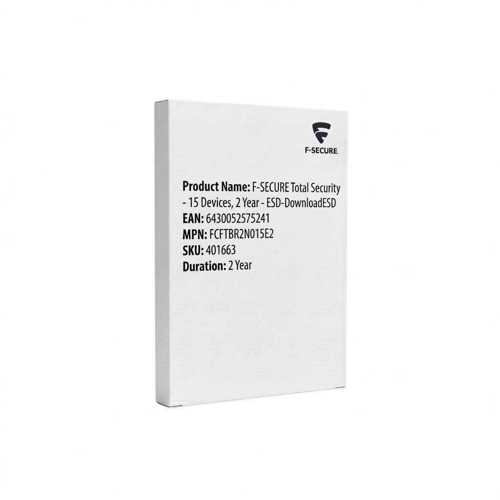 F-SECURE Total Security - 15 Devices, 2 Year - ESD-Download Software ESD-Lizenzen-0