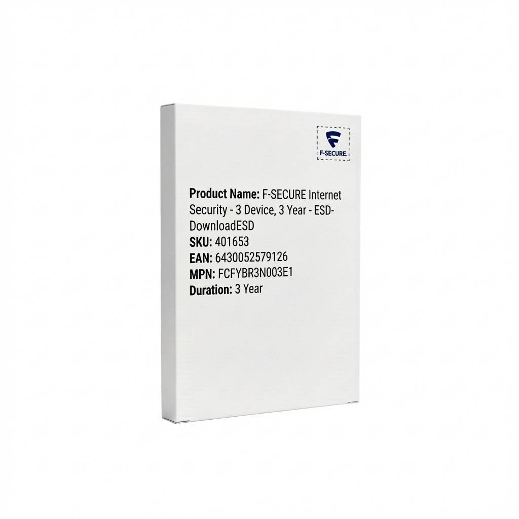 F-SECURE Internet Security - 3 Device, 3 Year - ESD-Download Software ESD-Lizenzen-0